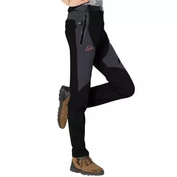 Женские водонепроницаемые дышащие дождевые штаны плюшевые ветровки женские брюки L