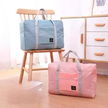 Женские водонепроницаемые сумки Мужские дорожные сумки Модные оксфордские складные дорожные сумки Унисекс Багажные сумки чёрный