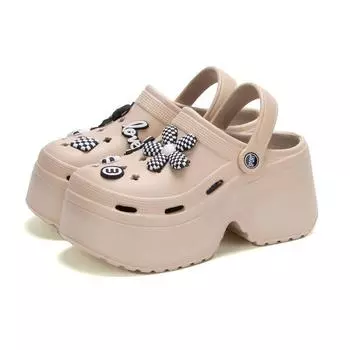 Женские водонепроницаемые тапочки из ЭВА, летние уличные сандалии, садовая обувь на мягкой подошве 39-40 белый