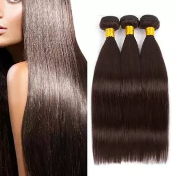 Женские волосы плетут легко переносимые здоровые яркие волнистые волосы коричневые прямые для украшения