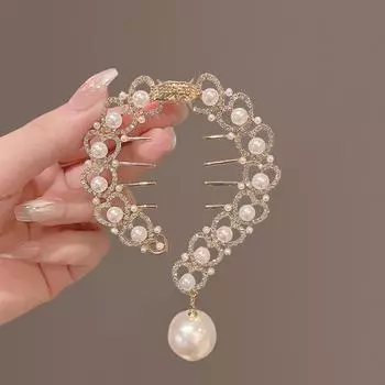 Женские волосы в китайском стиле, хвостик, коготь, нежная заколка для волос, Нескользящие аксессуары для волос для кемпинга, фотосессии 8