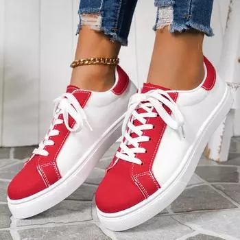 Женские вулканизированные туфли, весенние однотонные женские туфли на плоской подошве со шнуровкой, с круглым носком, для прогулок на открытом воздухе, женская спортивная обувь Zapatos Mujer 36 чёрный