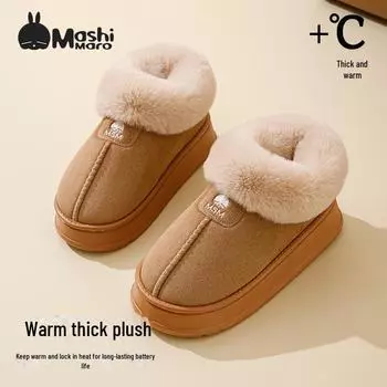 Женские высокие зимние тапочки из хлопка с меховой подкладкой и зимние ботинки для активного отдыха на открытом воздухе Rogue Rabbit Size 36-37