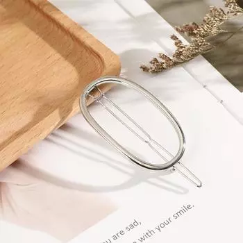 Женские заколки для волос, шпильки, золото, серебро, металл, круг, геометрия, зажимы для волос, корейские, с кристаллами, грушевидные, держатель, аксессуары для волос