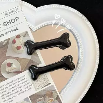 Женские заколки для волос в виде косточки, боковые зажимы из пластика, заколки в стиле Y2K для подарка на Хэллоуин и для костюма для косплея, аксессуары для волос