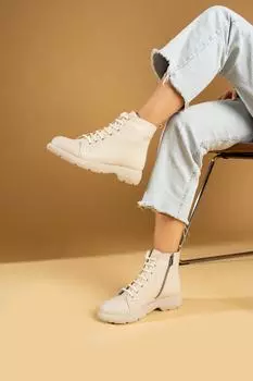 Женские замшевые ботинки Comfort Sole на шнуровке 60-1014-23Объем