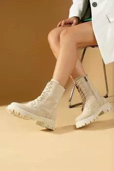 Женские замшевые ботинки на удобной подошве B01-981-23Замша