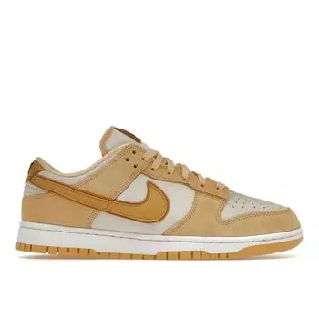 Женские замшевые кроссовки Nike Dunk Low LX Gold Tan Celestial-Gold Wheat-Gold DV7411-200 44.5