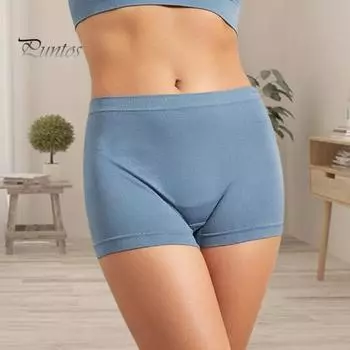 Женские защитные брюки, высокоэластичные, однотонные, из ледяного шелка, бесшовные, с защитой от воздействия окружающей среды, с высокой талией, быстросохнущие, мини-юбка, внутренние шорты, шорты для йоги, нижнее белье XL чёрный