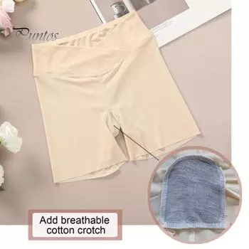 Женские защитные шорты с перекрестным поясом и высокой талией, бесшовные леггинсы из ледяного шелка для йоги, однотонные ультратонкие шорты L чёрный