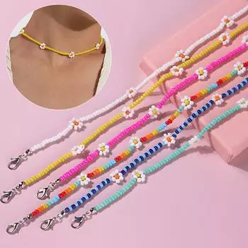 Женские жемчуга вечерние цветы фотография цветок ожерелье чокеры шикарные бусины модные аксессуары