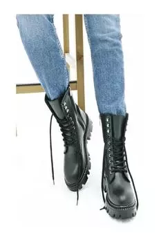 Женские зимние ботильоны в стиле милитари в стиле ретро, повседневные Нескользящие женские ботинки в британском стиле для рабочего костюма с высоким берцем