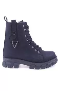 Женские зимние ботильоны в стиле милитари в стиле ретро, повседневные Нескользящие женские ботинки в британском стиле для рабочего костюма с высоким берцем