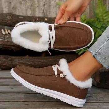 Женские зимние ботинки на плоской подошве, новые зимние ботинки с толстой подошвой, женские, бархатные, утолщенные, мохнатые, размер 43, женские, теплые, хлопковые, обувь 36