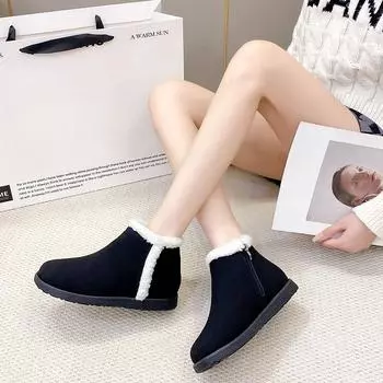 Женские зимние ботинки на плоской подошве с круглым носком для женщин, коричневые ботинки-таби, высокое качество, весна 2024, осень, не скользкие, горячая новинка 35