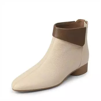 Женские зимние ботинки с острым носком, кожаные ботинки челси на среднем каблуке, дизайнерские классические ботинки на толстой подошве, зимняя тенденция в готическом стиле, Zapatos 35