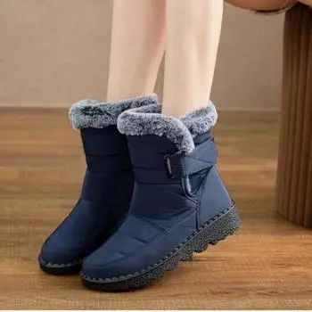 Женские зимние ботинки, супер теплые зимние ботинки, зимние ботинки, резиновые ботинки, меховые ботинки Bota Feminina, плюшевые короткие ботинки, женская зимняя обувь 35