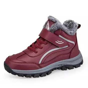 Женские зимние ботинки TUINANLE, водонепроницаемые нескользящие кроссовки, теплые мужские высокие кроссовки