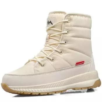 Женские зимние ботинки, утолщенная зимняя обувь, женские зимние ботинки, водонепроницаемые, нескользящие, теплые, женские ботильоны для -40 градусов 36