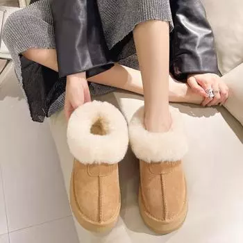 Женские зимние ботинки в уличном стиле, зимние ботинки серого цвета, повседневные короткие ботинки цвета хаки, теплые ботильоны с мехом, большие размеры 35-42 EU: 38 хаки