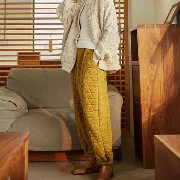 Женские зимние брюки больших размеров с подкладкой, утолщенные, свободные, с высокой посадкой, плиссированная версия, на кулиске, гетры, повседневные брюки 4XL