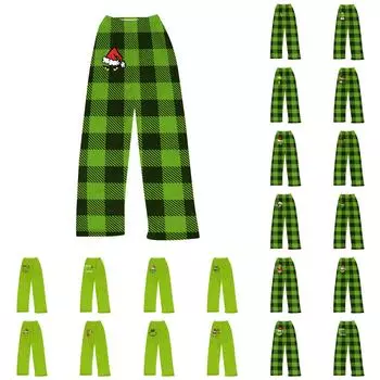 Женские зимние брюки, длинные брюки, принтованные брюки L армия зеленый