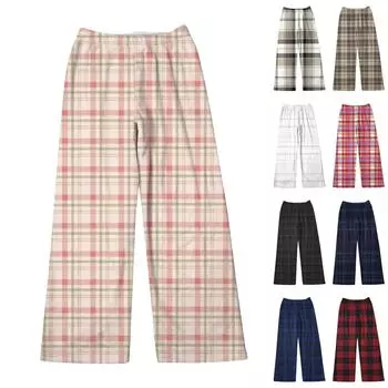 Женские зимние брюки, длинные брюки, принтованные брюки L белый