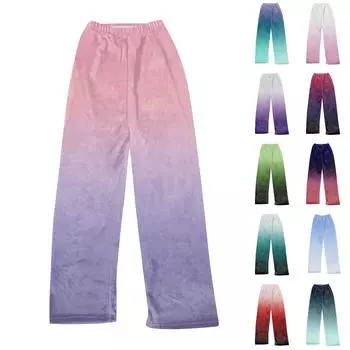 Женские зимние брюки, длинные брюки, принтованные брюки XXL красный