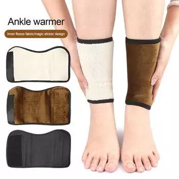 Женские зимние гетры, теплые носки с манжетами, короткие гетры с флисовой подкладкой для занятий спортом на открытом воздухе в холодную погоду кофейный