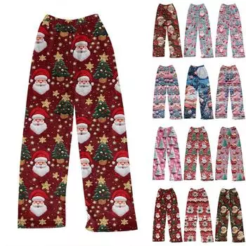 Женские зимние клетчатые брюки, длинные брюки, спортивные брюки S розовый