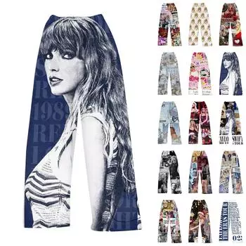 Женские зимние клетчатые брюки, длинные брюки, спортивные брюки L бежевый