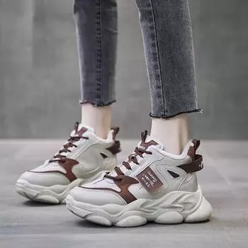 Женские зимние кроссовки женские спортивные кроссовки на толстой платформе Comfort Plus Velvet теплые зимние ботинки женские кроссовки для скейтборда 35