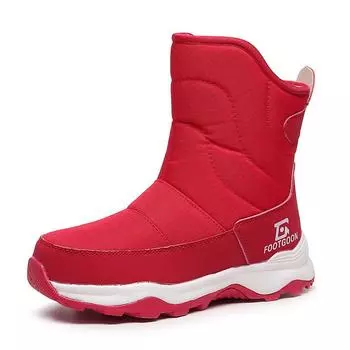 Женские зимние меховые утепленные водонепроницаемые тканевые уютные ботинки с боковой молнией, теплые, холодные, легкие, для пеших прогулок, водонепроницаемые, противоскользящие, высокие, зимние ботинки 37