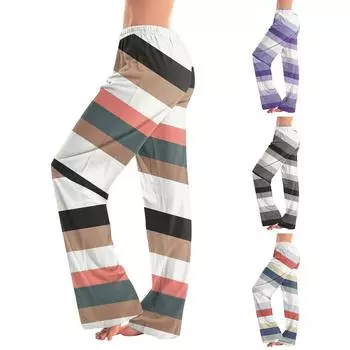 Женские зимние однотонные брюки, брюки полной длины, спортивные брюки, домашние брюки L чёрный