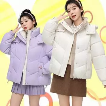 Женские зимние пальто, модная винтажная теплая куртка, модные женские парки с капюшоном и длинными рукавами, с хлопковой подкладкой S жёлтый