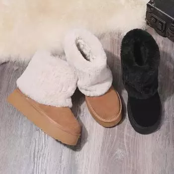 Женские зимние сапоги из натуральной кожи с меховой подкладкой 5951 40