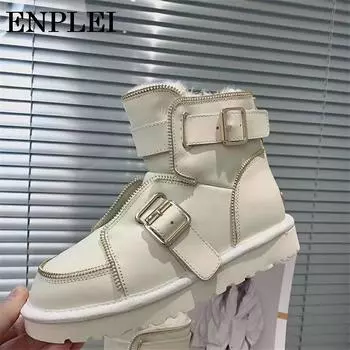 Женские зимние сапоги на меху, зимние сапоги на шнуровке, теплые шерстяные женские зимние сапоги 36 бежевый