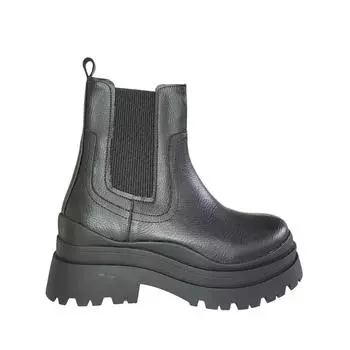 Женские зимние сапоги на низком каблуке