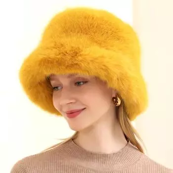 Женские зимние шапки из искусственного меха, плюшевые, пушистые, толстые, теплые, женские зимние шапки, большие, роскошные, меховые, короткие, элегантные, женские