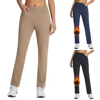 Женские зимние спортивные штаны, однотонные повседневные брюки, женские флисовые спортивные штаны, широкие прямые брюки M чёрный