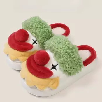 Женские зимние теплые тапочки из плюша с искусственным мехом, мягкие и удобные, пушистые, с эффектом памяти, домашние тапочки, нескользящие, для дома и улицы, для женщин 36-37