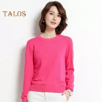 Женские зимние топы, однотонные, с круглым вырезом, длинными рукавами, пуловер, свитер, свободный крой, ребристая отделка, повседневные трикотажные топы XXL темно-зеленого