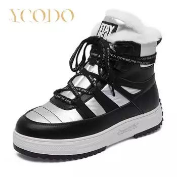 Женские зимние удобные повседневные теплые ботинки для школьниц 40 белый