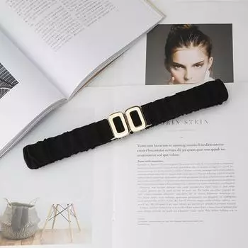 Женский эластичный широкий пояс Модный пояс для костюма Пояс-кушак для рубашки или платья из ткани Эластичный и простой