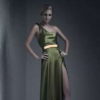 Женский эластичный зеркальный металлический пояс