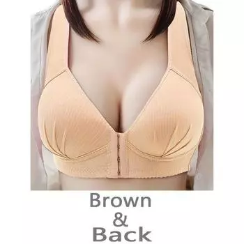 Женский элегантный бюстгальтер, эластичный бюстгальтер для кормления с застежкой спереди, комфортное поддерживающее нижнее белье 36/80 чёрный