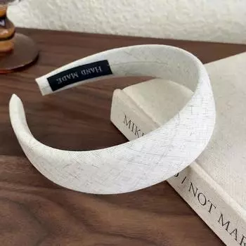 Женский элегантный обруч для волос весна/лето ромбовидная решетка повязка на голову милая губка широкая резинка для волос женская модная ретро заколка для волос