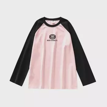 Женский американский ретро-топ свободного покроя с рукавами реглан XXL