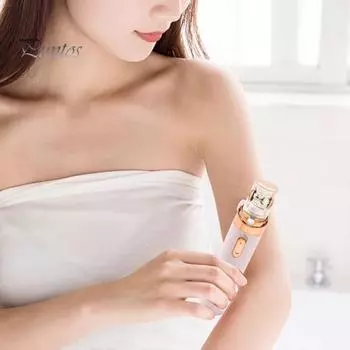 Женский эпилятор для лица беспроводной USB перезаряжаемый водонепроницаемый устройство для удаления волос на лице, теле, в зоне бикини, на руках и ногах, электрический триммер для удаления волос, бритва Charging