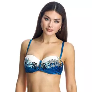 Женский балконет бикини-топ W240646 48-105 C синий